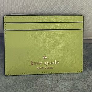 Kate Spade Lime Card Holder